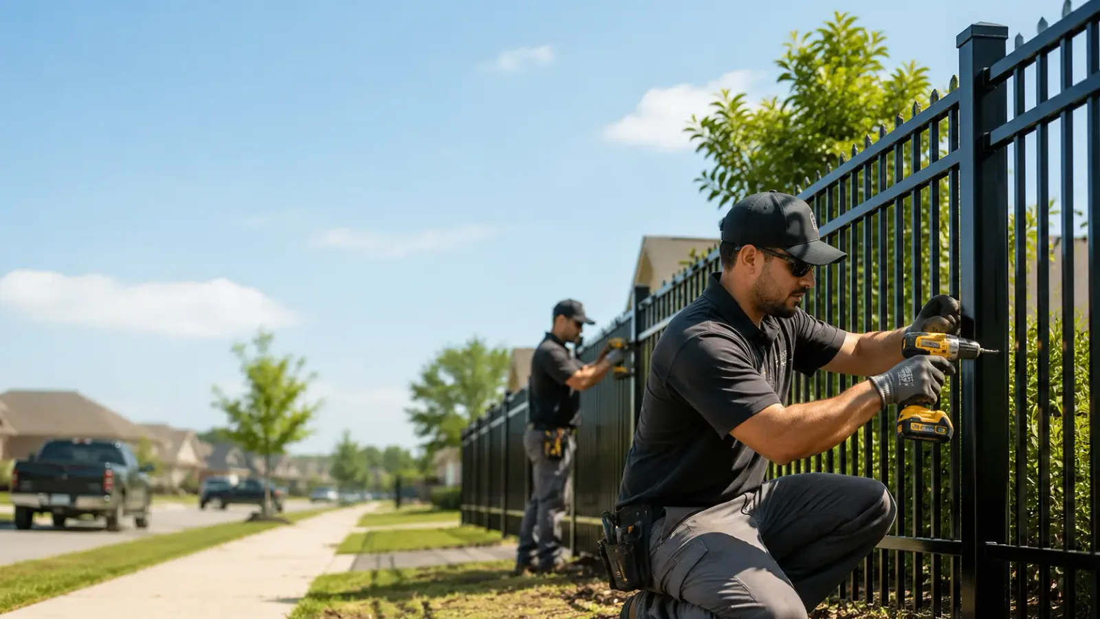 Metal Fence Installation in Raleigh, IL